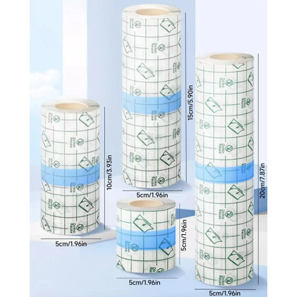 Waterproof Stretch Adhesive Bandage Protective Clear Transparent Dressing Film Disposable Cover Bandage Tape for Tattoos Shower