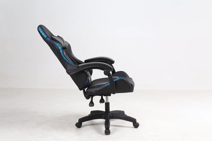 Factory Wholesale Modern Design RGB LED Light Bar Reclining Gaming Chair PU Leather Material Free Sample for Office & Gamers